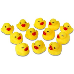 YANGFEIYU Omkring 20 stk. Rubber Duck Squeaky Duck 3,5 cm Badekarlegetøj