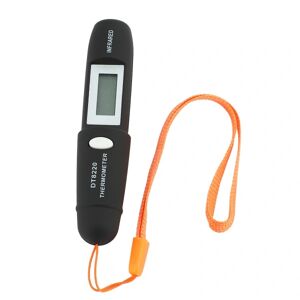 Berøringsfri Mini Infrarød Termometer Ir Temperaturmåling Digital LCD Display Infrarød Termometer Pen Dt8220 Sort