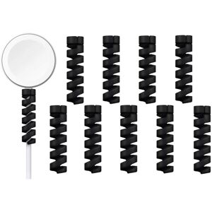 Hometech 10-pack spiralkabelbeskyttelse Black one size