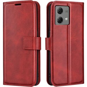 SKALO Motorola Moto G84 5G Premium Wallet Flip Cover - Rød Red