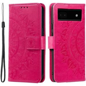 SKALO Google Pixel 7a Mandala Flip Cover - Cerise Cerise