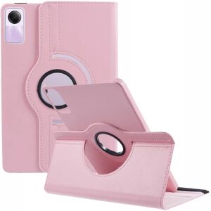 SKALO Xiaomi Redmi Pad SE 360 Litchi Flip Cover - Pink Pink