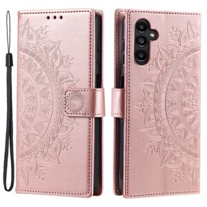 SKALO Samsung A05s 4G Mandala Flip Cover - Rosa guld Pink gold