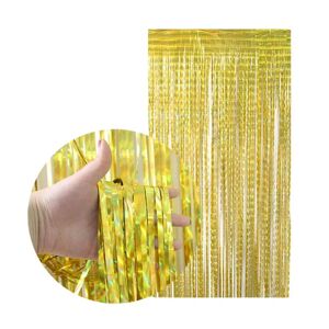 Megabilligt Glitterdaper Metallic Gold 3-Pack [3x2m] til fest fødselsdag guld