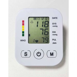 GGNO 1 stk Blodtryksmåler Overarm Digital BP Maskine til