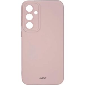 Onsala Mobilskal med Silikonfølelse Chalk Pink - Samsung S23 FE 5 Rosa