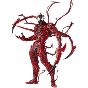 Venom Carnage Action Figur, alle led Bevægelige legetøjsfigurer Carnage Collectible Model med udskifteligt tilbehør til fans