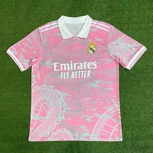 Real Madrid pink fodboldtrøje S M