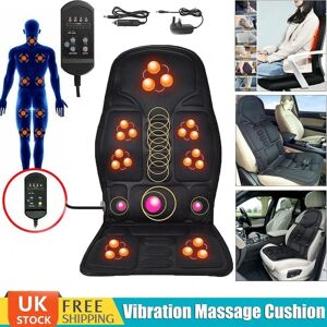 8 Mode Fuld Ryg Massage Sædepude Bilstol Sædepude Mat Nakke Varme Massager