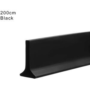 Vandprop Vandtilbageholdelsesstrimmel SORT 200CM Black 200cm