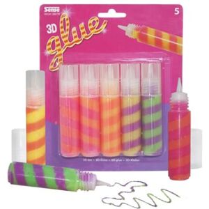 Sense Striped Glitter Lim 5-Pak