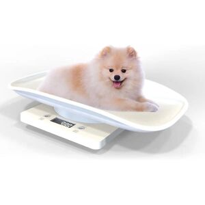 Digital Scale Baby Scale Animal Scale Til baby eller dyr Op til 10 kg White Scale Style