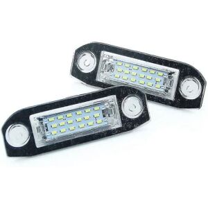 Par led nummerpladelys til Volvo C70 S40 S60 S80 V50 V60 V70 Xc60 Xc70 Xc90