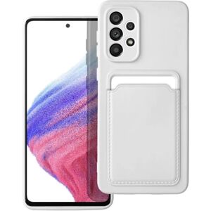 Galaxy A33 5G Cover Forcell Kortholder Blød Plast Hvid