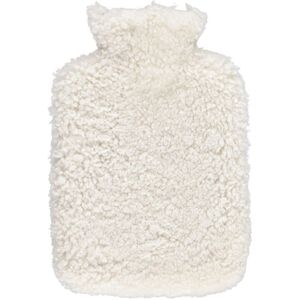 Natures Collection Hot Water Bottle New Zealand Sheepskin Short Wool Curly B: 27 cm - Pearl