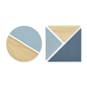 Nofred Wooden Magnet Set of 5 - Blue