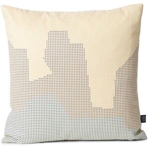 Warm Nordic Sprinkle Map Pude 45x45 cm - Dune