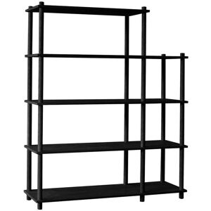 Woud Elevate Shelving System 4 - Black