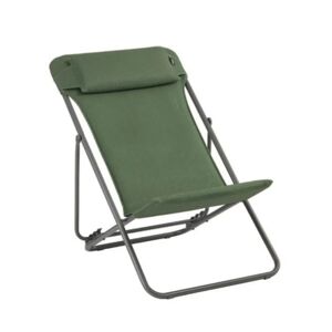 Lafuma Deckchair Maxi Transat Plus SH: 34 cm BeComfort - Olive