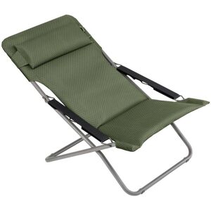 Lafuma Transabed Sunlounger BeComfort SH: 34 cm - Olive