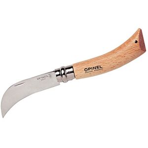 Opinel 113140 rostfrei, Buchenholz-Griff, Heftlänge 11 cm, Edelstahl/Braun