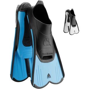 Cressi Creesi Light Fins Light and Powerful Short Fins for Swimming and Snorkelling, blue, 45/46