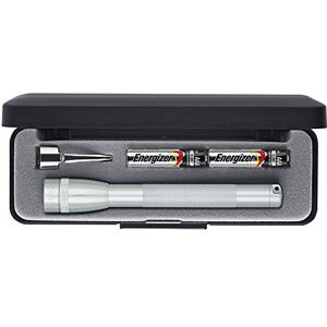 Maglite Mini  Glühlampe 2AAA Taschenlampe silber Präsentationsbox