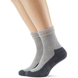 Camano Herren 5942 Sportsocken, Grau (Grey 10), (Herstellergröße: 39/42) (2er Pack)