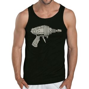 Touchlines Herren Tank Top Rogers Ray Gun, black/silver, S, B180313TT