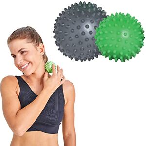 Schildkröt Schildkroet Fitness 960054 Spikey Massage Ball Set Lime Green / Dark Grey