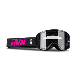 Raven Crossbriller  Edge Magnetic, Sort/Pink - Klar