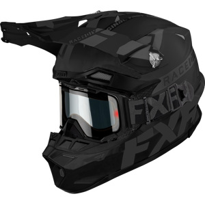 FXR Crosshjelm  Blade Cold Stop QRS Electric, Black Ops