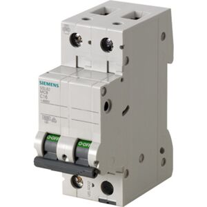 Siemens 5sl Automatsikring 1p+n 13a, Grå