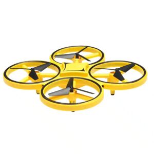 Satana Drone Håndstyret Quadcopter (Med Led-Lys Og Sej Loop Funktion) (Farve: Hvid)