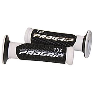 PROGRIP Styr greb 732, hvid/sort, 7/8 tommer, åben ende