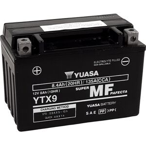 YUASA YUASA Vedligeholdelsesfri YUASA batterifabrik aktiveret - YTX9 FA Vedligeholdelsesfrit batteri