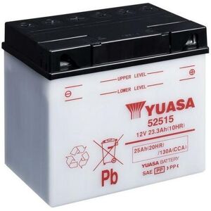 YUASA YUASA konventionelt YUASA-batteri uden syrepakke - 52515 Batteri uden syrepakke