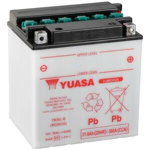 YUASA YUASA konventionelt YUASA-batteri uden syrepakke - YB30L-B Batteri uden syrepakke