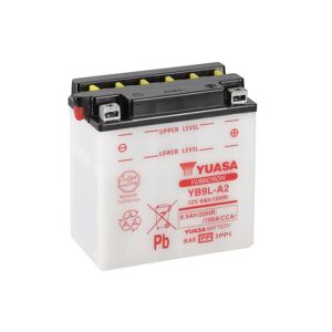 YUASA YUASA konventionelt YUASA-batteri uden syrepakke - YB9L-A2 Batteri uden syrepakke