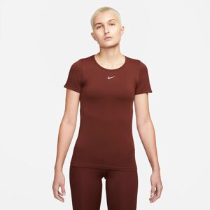 Nike Drifit Adv Aura Slimfit Trænings Tshirt Damer Kortærmet Tshirts Rød M