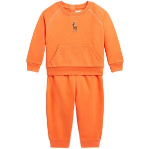 Polo Ralph Lauren Sweatsæt - Orange - Polo Ralph Lauren - 68 - Sweatsæt