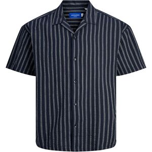 Jack & Jones Skjorte - Jorpalma Seersucker - Sky Captain/stripes - Jack & Jones - 16 År (176) - Skjorte