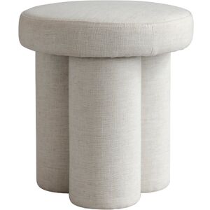 101 CPH Big Foot Stool - white chalk linen