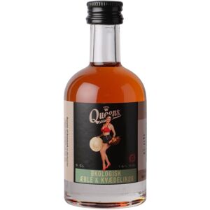 Queens Æble & Kvæde 16% 5 cl. - Likør, miniature flaske