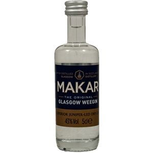 Nyheder gin Makar Glasgow Gin 5 cl. - Gin