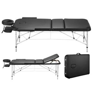 Vente unique Table de massage pliante IMPERIA Noir