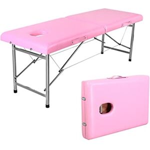 LVUNZJCA Table de Massage Pliable, Chaise de Table de Spa, Trou de tête de Respiration en Cuir, pour thérapie, Salon de Tatouage, Traitement du Visage - Publicité