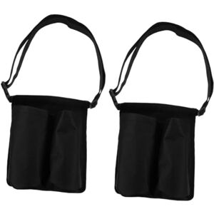 Beaupretty 2 Pièces Masseur Fanny Pack Double Étui pour Massage Étui D'Huile Essentielle Sac De Bouteille De Massage Sac De Rangement De Bouteille D'Huile De Massage Massage Taille Bouteille - Publicité