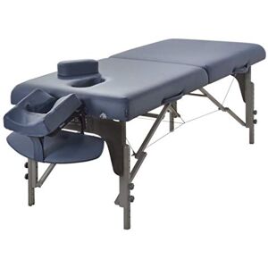 LVUNZJCA Tables de Salon et de Spa Table de Massage Pliable en 2 Sections de 70 cm, Table de Tatouage, Table de Spa, lit de beauté pour Salon de Traitement de thérapie Reiki - Publicité