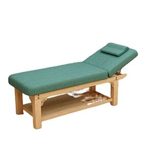 LVUNZJCA Table de massothérapie, lit de Massage avec Appui-tête en pâte, éponge Anti-affaissement, Multi-Engrenages Pliable, pour beauté, Spa, thérapie, Tatouage - Publicité
